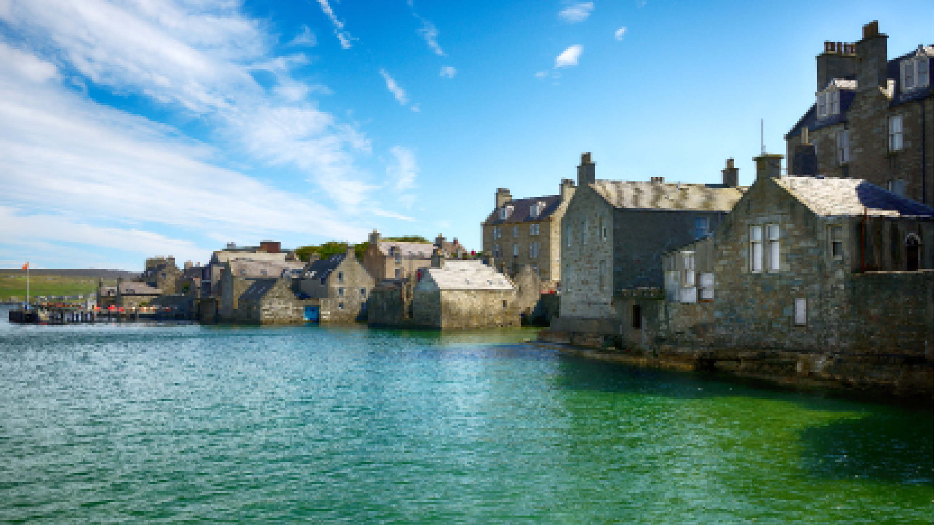 Mandag 3. august  Lerwick p Shetland